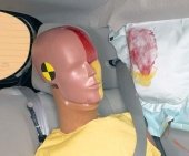 2011 Nissan Leaf IIHS Side Impact Crash Test Picture